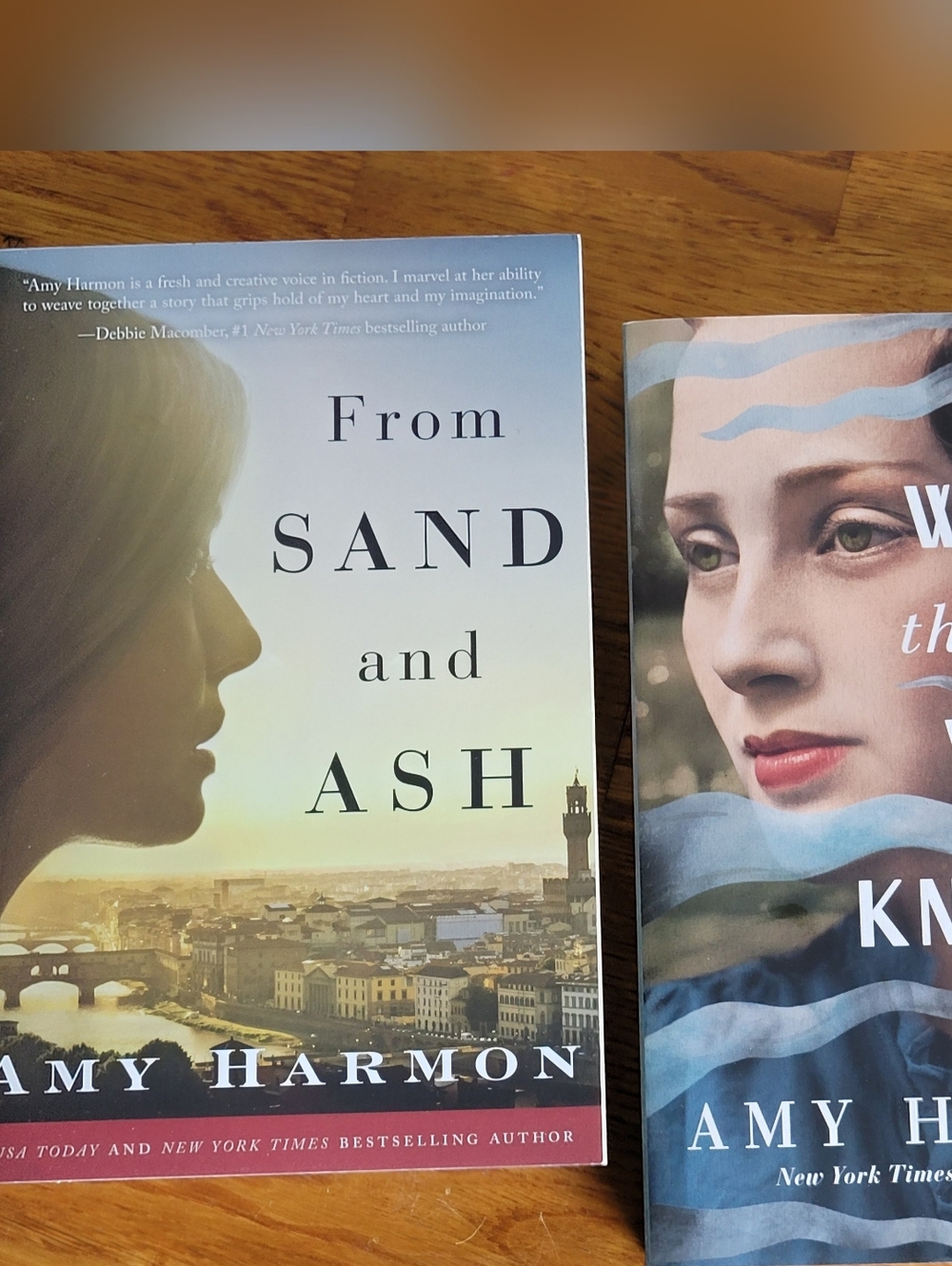 SIGNED! From Sand and Ash and What The Wind Knows by Amy Harmon